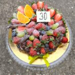 Bezlepkový dort s ovocem